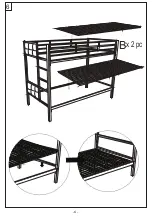 Предварительный просмотр 9 страницы Living Essentials JUNO BUNK BED BFMBG0720 Assembly Instructions Manual