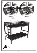 Предварительный просмотр 10 страницы Living Essentials JUNO BUNK BED BFMBG0720 Assembly Instructions Manual