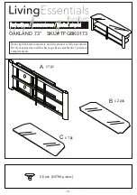 Preview for 4 page of Living Essentials Oakland 73 Assembly Instruction Manual