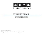 Предварительный просмотр 1 страницы Living Spaces 1555 LIFT CHAIR User Manual