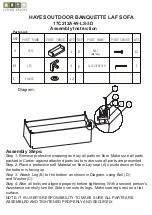 Living Spaces 17C212A-W-LS-3D Assembly Instruction предпросмотр