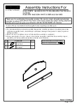 Предварительный просмотр 1 страницы Living Spaces 214995 Assembly Instructions