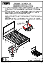 Предварительный просмотр 3 страницы Living Spaces 255019 Assembly Instructions