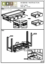 Предварительный просмотр 2 страницы Living Spaces 277230 Assembly Instruction