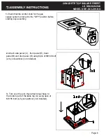 Предварительный просмотр 6 страницы Living Spaces 282920 Owner'S Manual