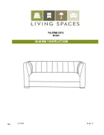 Предварительный просмотр 1 страницы Living Spaces 288288 Assembly Instructions