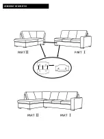 Предварительный просмотр 3 страницы Living Spaces 3002A 3ER LUCY GREY RAF SOFA Assembly Instructions