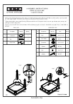 Living Spaces 305-D310-600 Assembly Instructions предпросмотр