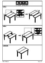 Предварительный просмотр 2 страницы Living Spaces 305-P156242 Assembly Instructions