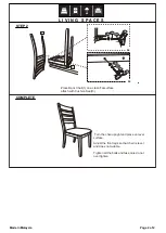 Предварительный просмотр 2 страницы Living Spaces 305-P156260 Assembly Instructions