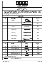 Предварительный просмотр 1 страницы Living Spaces 305-P156402 Assembly Instructions