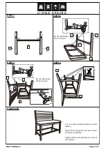 Предварительный просмотр 2 страницы Living Spaces 305-P156402 Assembly Instructions