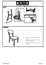 Предварительный просмотр 2 страницы Living Spaces 305-P193260 Assembly Instructions