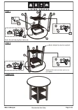 Предварительный просмотр 2 страницы Living Spaces 305-P205232 Assembly Instructions