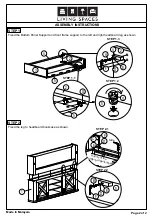 Предварительный просмотр 2 страницы Living Spaces 305-P234170 Assembly Instructions