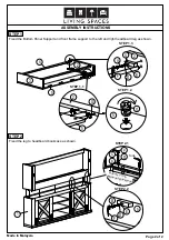 Предварительный просмотр 2 страницы Living Spaces 305-P234180 Assembly Instructions