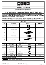 Предварительный просмотр 1 страницы Living Spaces 305-P235171 Assembly Instructions