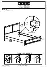 Предварительный просмотр 2 страницы Living Spaces 305-P235171 Assembly Instructions