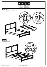 Предварительный просмотр 3 страницы Living Spaces 305-P235171 Assembly Instructions