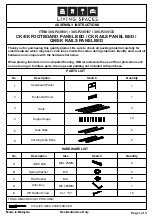Living Spaces 305-P235181 Assembly Instructions предпросмотр