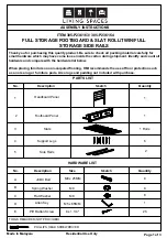Living Spaces 305-P236163 Assembly Instructions предпросмотр
