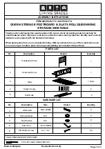 Предварительный просмотр 1 страницы Living Spaces 305-P236173 Assembly Instructions