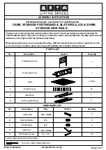Living Spaces 305-P236183 Assembly Instructions предпросмотр