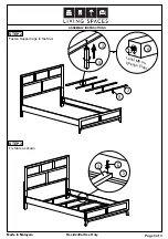 Предварительный просмотр 3 страницы Living Spaces 305-P241161 Assembly Instructions