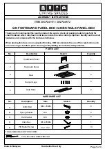 Предварительный просмотр 1 страницы Living Spaces 305-P241171 Assembly Instructions