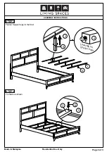 Предварительный просмотр 3 страницы Living Spaces 305-P241171 Assembly Instructions