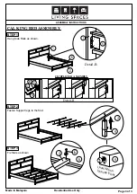 Предварительный просмотр 3 страницы Living Spaces 305-P241181 Aassembly Instructions