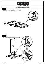 Предварительный просмотр 2 страницы Living Spaces 305-P253550 Assembly Instructions