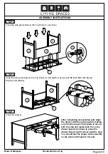 Предварительный просмотр 4 страницы Living Spaces 305-P253550 Assembly Instructions