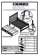 Предварительный просмотр 3 страницы Living Spaces 305-S360-539 Assembly Instructions