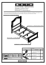 Предварительный просмотр 1 страницы Living Spaces 305-S362-530 Assembly Instructions