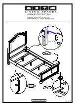 Предварительный просмотр 2 страницы Living Spaces 305-S362-530 Assembly Instructions