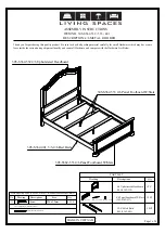 Предварительный просмотр 1 страницы Living Spaces 305-S362-532 Assembly Instructions