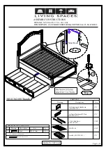 Предварительный просмотр 3 страницы Living Spaces 305-S362-532 Assembly Instructions