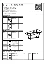 Living Spaces 4HM360B Owner'S Manual предпросмотр