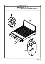 Предварительный просмотр 4 страницы Living Spaces 6/0 CALIFORNIA KING STORAGE BED 305-P041180 Assembly Instructions