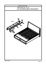 Предварительный просмотр 5 страницы Living Spaces 6/0 CALIFORNIA KING STORAGE BED 305-P041180 Assembly Instructions