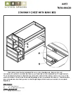 Предварительный просмотр 5 страницы Living Spaces 7109TWR Assembly Instructions