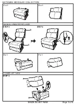 Предварительный просмотр 3 страницы Living Spaces BATEMAN 302345 Assembly Instructions Manual