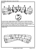 Предварительный просмотр 6 страницы Living Spaces BATEMAN 302345 Assembly Instructions Manual