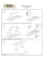 Предварительный просмотр 2 страницы Living Spaces CADEN 51030655 Assembly Instructions