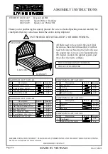 Предварительный просмотр 1 страницы Living Spaces IA222-422 Assembly Instructions Manual