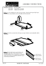 Предварительный просмотр 2 страницы Living Spaces IA222-422 Assembly Instructions Manual