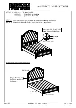 Предварительный просмотр 4 страницы Living Spaces IA222-422 Assembly Instructions Manual