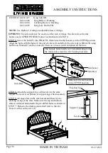 Предварительный просмотр 3 страницы Living Spaces IA222-425 Assembly Instructions Manual