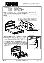 Предварительный просмотр 5 страницы Living Spaces IA222-425 Assembly Instructions Manual